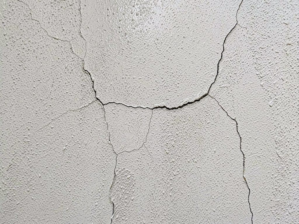 Aplicación de revestimiento antifisuras flexible sobre una pared agrietada en Narón